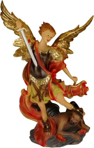 Miniatura 9 de Estatua de San Judas Tadeo, 8 pulgadas, estatua de San Judas, monedas, dinero, resina, figura religiosa 7.9 in (7.9 in)