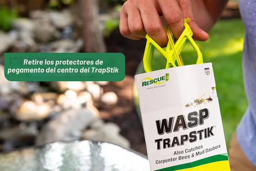 Miniatura 5 de RESCUE! VisiLure® TrapStik para avispas, barro, abejas carpinteras, paquete de 2