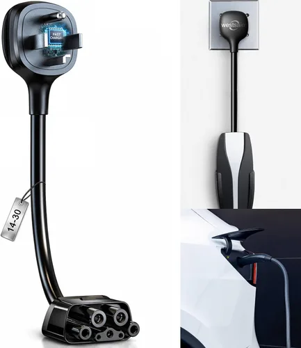 Miniatura 9 de Adaptador para Tesla NEMA 14-30, adaptador de cargador móvil Tesla solo para Gen 2 y 3, enchufe de 240 V y toma de corriente 14-30 a 24 amperios