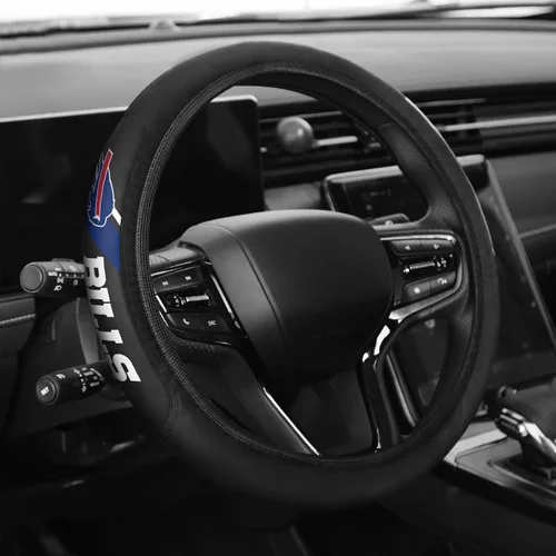 Miniatura 7 de Funda Deportiva de Cuero para Volante Accesorios de Automóvil, Tamaño Universal se Ajusta a Volantes de 14-15 Pulgadas de Todos los Vehículos
