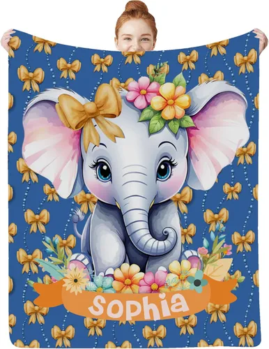 Miniatura 29 de Manta de bebé personalizada para niñas con nombre, manta de bebé personalizada con nombre, manta de envoltura floral para recién nacidos, niños