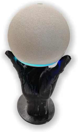 Miniatura 9 de Soporte de mesa de estilo manual compatible con Amazon Alexa Smart Speaker Echo Dot (4ª y 5ª generación) (blanco)
