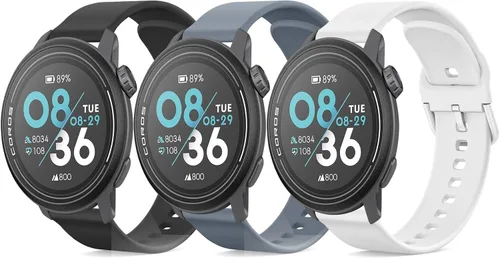 Meliya Correas para Coros Pace 3 / Apex 2 Pro/Apex Pro/Apex 1.811 in Smart Watch, 0.866 pulgadas, correa deportiva de TPU suave de 0.866 pulgadas