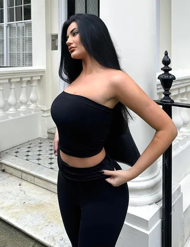 Miniatura 3 de YEOREO Sophie - Camiseta de tubo larga sexy para mujer, con doble forro, básica, Y2K, para verano, sin tirantes, ajustada, para salir