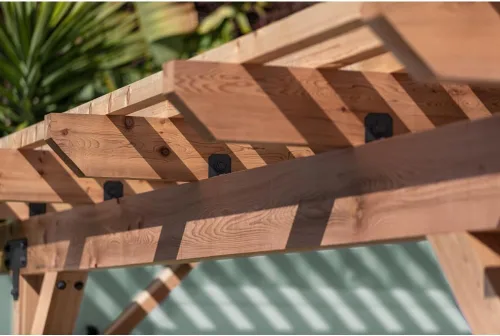 Miniatura 4 de Simpson Strong-Tie APVA4 Outdoor Accents Avant Collection ZMAX, ángulo de 90° con recubrimiento en polvo negro para 4X (paquete de 12)