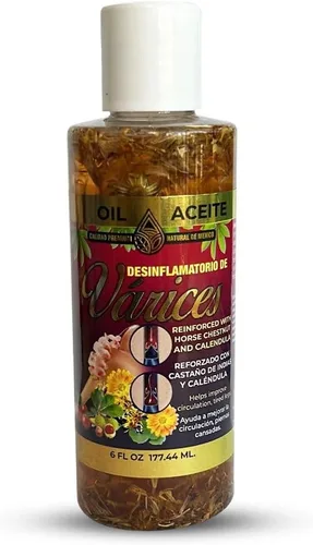 Aceite de Varices Aceite de Venas Varicosas 6 Oz.