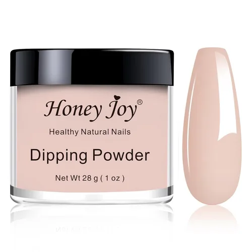 Miniatura 12 de Honey Joy Juego de 8 piezas de polvo de inmersión fino para inmersión en polvo, sistema de color de uñas en polvo, rosa claro de verano, violeta