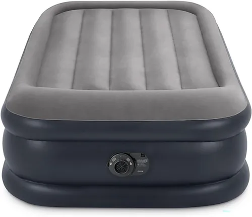 Miniatura 3 de Intex 64131ED Dura-Beam Plus Deluxe Almohada: Fiber-Tech - Tamaño individual - Bomba eléctrica incorporada - Altura de la cama de 16.5 pulgadas