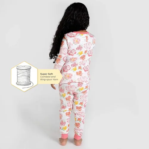 Miniatura 4 de Burt's Bees Baby - Pijama para bebé niña, con camiseta y pantalón, conjunto de 2 piezas, 100 % algodón orgánico
