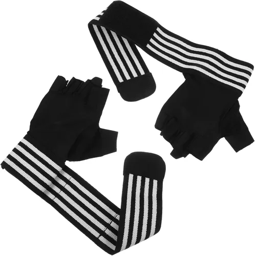 TOYANDONA Guantes de gimnasio antideslizantes de medio dedo para levantamiento de pesas y fitness al aire libre, guantes de ejercicio transpirables