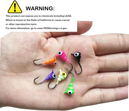 Miniatura 3 de Señuelos de pesca en hielo Señuelos de pesca de cebo de pesca Señuelos de metal de invierno