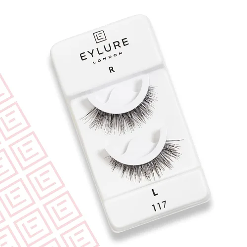 Miniatura 2 de Pestañas postizas Eylure con pegamento incluido, Wispy Light No. 117 Wispy No.117