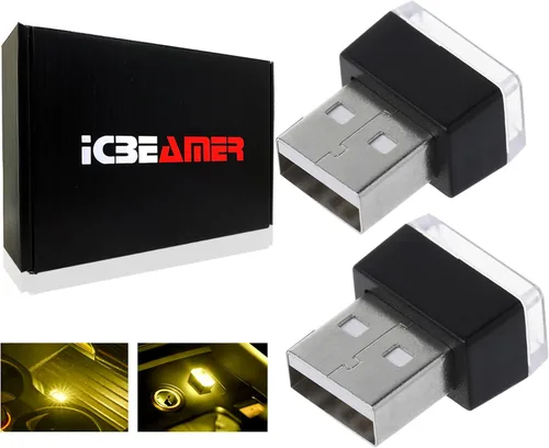 Miniatura 47 de ICBEAMER Smart USB 1-Paquete (Azul) Luz de Noche LED Automática Plug-in Miniatura para Coche, Van, Pickup, Camión, Interior, Maletero, Iluminación
