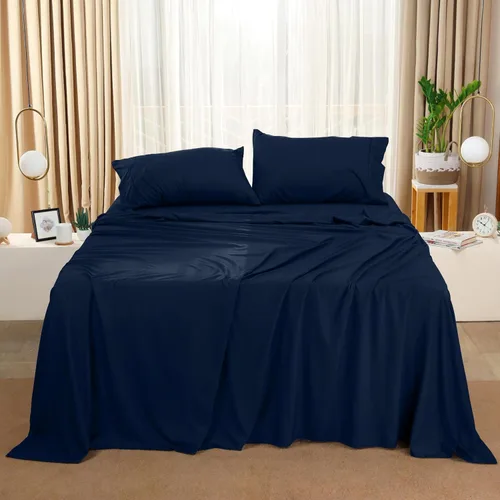 Miniatura 237 de Utopia Bedding Juego de sábanas Queen – Sábanas de 4 piezas para cama tamaño Queen, microfibra suave y transpirable, incluye 1 sábana bajera, 1 Gris