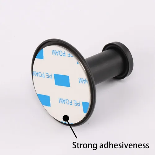 Miniatura 3 de Ganchos para Toallas de Baño, Paquete de 6 Ganchos Autoadhesivos para Abrigos, Gancho Resistente para Bata Sin Perforación, Colgador de Ropa Negro 6