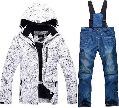Miniatura 18 de HOTIAN Mens Ski Jackets Waterproof Snowsuits Insulated Outdoor Winter Coats