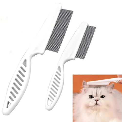 Miniatura 6 de Peine multifuncional para el pelo de mascotas, peine mágico para mascotas, peine para el aseo, peine para eliminar manchas y desgarros, peine de Azul