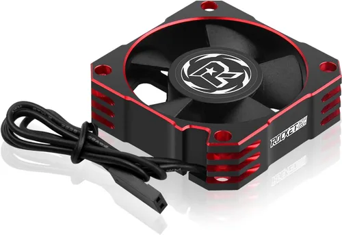 Miniatura 9 de Paquete de 2 ventiladores de refrigeración de motor RC de 1.378 in, 21000 RPM, 8.4 V, ventilador de refrigeración de motor ESC de aluminio