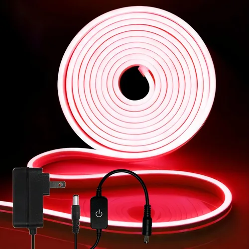 Miniatura 21 de iNextStation RGB Smart IC - Tira de luces LED de neón de 5 V, USB, 16.4 pies 5M, tira de luces de neón flexible, multicolor, IP67, impermeable