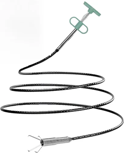 Miniatura 10 de Removedor de obstrucciones de drenaje de pelo de serpiente de drenaje de 61 pulgadas con 4 garras flexible manguera recogida herramienta de ayuda