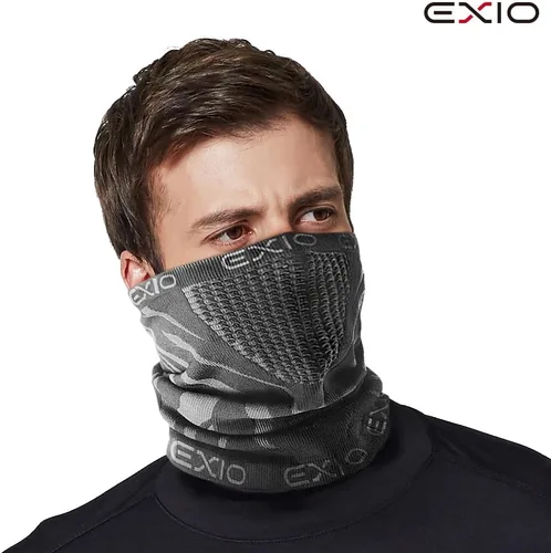 Miniatura 2 de EXIO Calentador de Cuello de Invierno Polaina/Pasamontañas (Paquete de 1 o Paquete de 2) - Máscara facial resistente al viento para esquí, snowboard