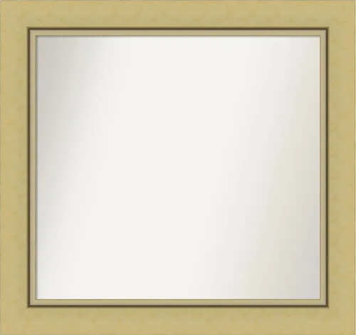 Miniatura 22 de Amanti Art Landon Gold Espejo de baño, espejo de pared o espejo de tocador de baño sobre el fregadero (26.25 x 26.25 pulgadas) Espejo no biselado