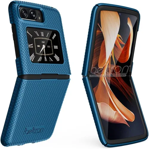 Miniatura 10 de BELTRON Funda para Motorola RAZR 5G 2022, carcasa rígida a presión para Moto RAZR 3 5G Flip Phone (3ª generación) XT2251-1 (negro)