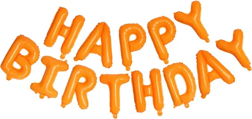 Miniatura 6 de Letras de aluminio de 16 pulgadas con texto en inglés «Happy Birthday» de color negro para hombres, mujeres, niños, suministros de decoración