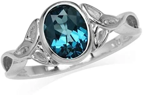 Miniatura 2 de Silvershake Triquetra Trinity - Anillo de plata de ley 925 con diseño de nudo celta