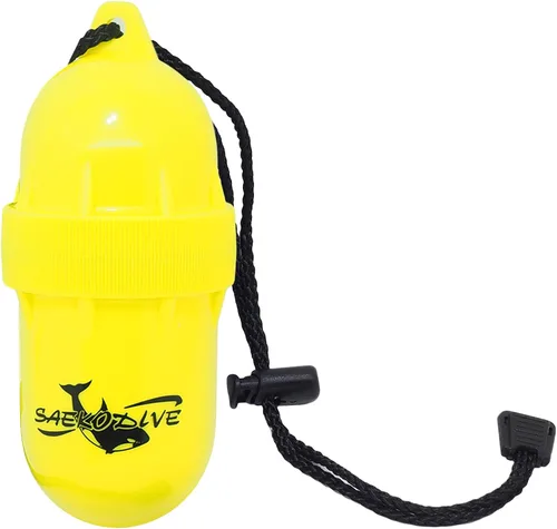 Miniatura 9 de Caja seca cilíndrica con cordón, contenedor impermeable, soporte hermético para llaves, para esnórquel, barco, kayak, buceo y actividades acuáticas