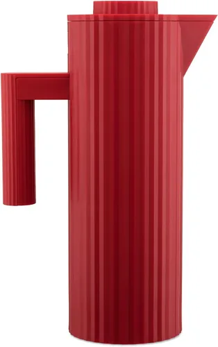 Miniatura 7 de Alessi Plissé MDL12 B - Jarra termoaislada en resina termoplástica con doble pared de vidrio térmico en el interior, color negro