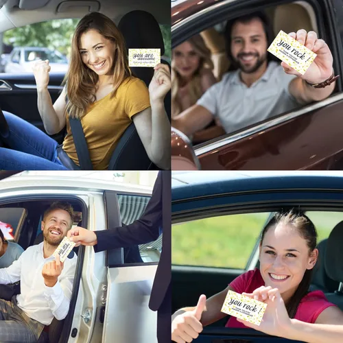 Miniatura 5 de 200 tarjetas coloridas con texto en inglés «You Are Awesome Card» con texto en inglés «You Are Awesome Card», tarjetas de agradecimiento para Con