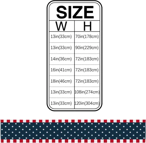 Miniatura 6 de Día de la Independencia, 4 de julio, camino de mesa de arpillera de lino para cenas, fiestas, decoración de cocina, bandera patriótica de Estados