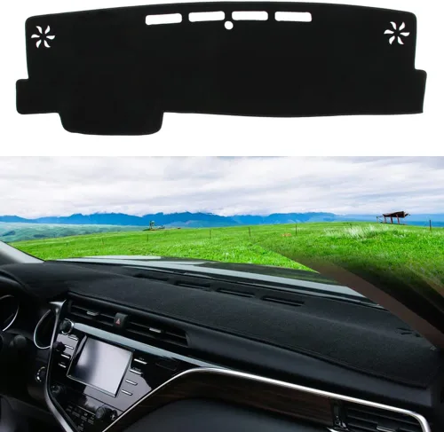 Miniatura 34 de Cubierta de salpicadero para salpicadero, alfombra personalizada para Toyota RAV4 2013 2014 2015 2016 2017 2018 Accesorios antideslizante protector