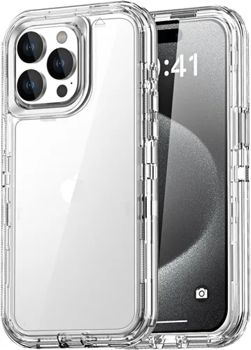 Miniatura 13 de AICase Funda para iPhone 14 Pro Max (6.7") con Protector de Pantalla de Vidrio, Protección contra Caídas de Servicio Pesado, Cuerpo Completo