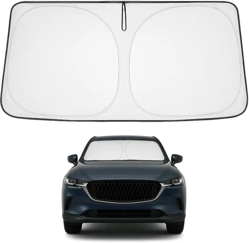 Miniatura 239 de Proadsy Parasol para parabrisas actualizado 2025, ajuste personalizado Dodge RAM 1500 2Dr 2019-2024 2025, 4 capas, plegable, protector de parasol