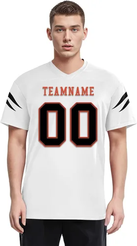 Miniatura 4 de Camiseta personalizada para hombre, camisetas de fútbol personalizadas con nombre del equipo deportivo, número de regalo para fanáticos del fútbol