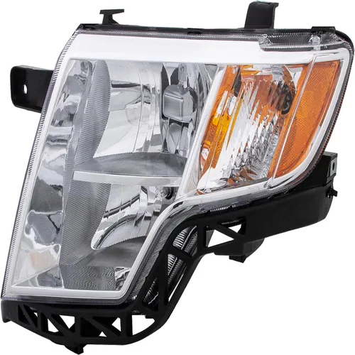 Compatible con Ford Edge 2007 2008 2009 2010 SEL Plus, Limited, SE, cumple con SEL DOT/SAE, conjunto de faros halógenos con bombillas, lado