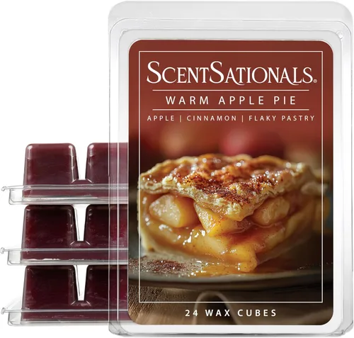 Miniatura 6 de ScentSationals Cera perfumada con especias de calabaza, calabaza, canela y clavo, 10 onzas (24 cubos)