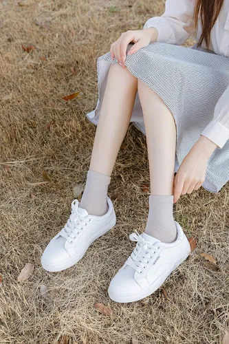 Miniatura 2 de SRYL Calcetines casuales de algodón de moda para mujer W1005