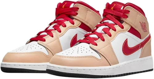 Miniatura 3 de Big Kid's Jordan 1 Mid WhiteArctic Orange-Black (554725 133)