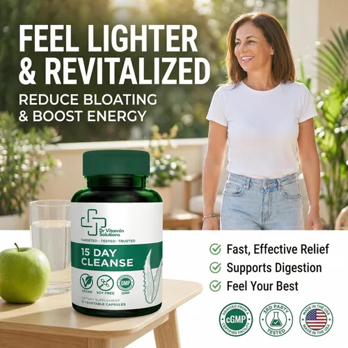 Miniatura 5 de Limpieza y desintoxicación de colon de 15 días para mujeres y hombres, limpieza intestinal con Senna, aloe vera, cáscara de psyllium y probióticos