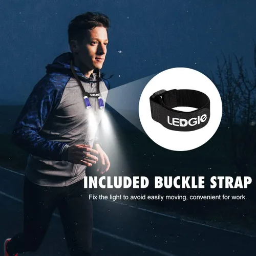 Miniatura 5 de Ledgle Luz LED para libros, recargable, 5 luces LED con clip de enganche para lectura, luz para viajes, iluminación de tareas, 375 lux, 2 niveles