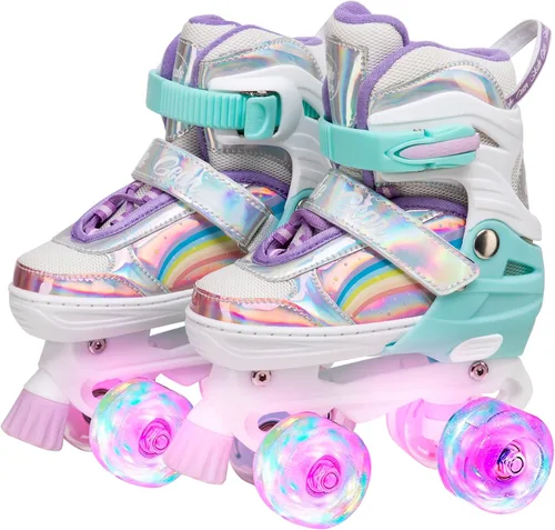 Miniatura 17 de Skate Gear Patines de Ruedas Retro de Diseño Cuádruple