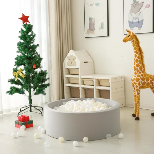 Miniatura 9 de GOGOSO Pelotas de juego de bolas de plástico para bebés, niños y niñas, decoración de casa de juegos, piscina, diversión sin ftalatos, sin BPA, Un