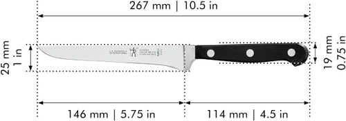 Miniatura 5 de HENCKELS Classic Razor-Sharp - Cuchillo de deshuesar de 55 pulgadas diseño alemán informado por más de 100 años de dominio