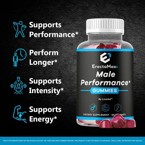 Miniatura 2 de Erecta Max+ - Gomitas oficiales ErectaMax+ Premium Gummys fórmula avanzada natural para la salud y el bienestar, suplemento diario ErectaMaxPlus