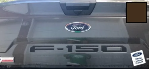 Miniatura 8 de 2018-2020 F150 Calcomanías de Inserción para Portón Trasero Letras Incrustaciones Hendiduras Adhesivos (Delgadas) para Ford F150 (2018-2020)