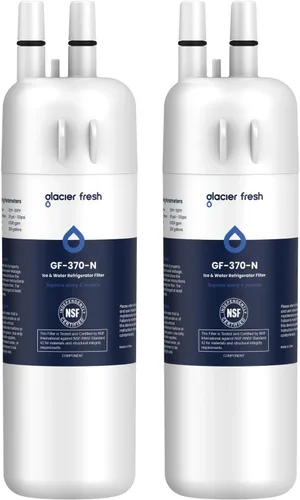 Miniatura 11 de GLACIER FRESH Filtro de agua para refrigerador compatible con W10295370A, EDR1RXD1, WHR1RXD1, KAD1RXD1, filtro 1, W10295370, P4RFWB, P8RFWB2L