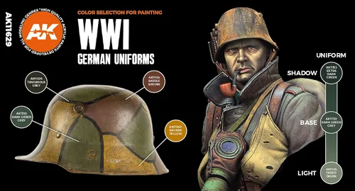 Miniatura 2 de AK Interactive 3G WWI German Uniform - Pinturas y accesorios para modelar plástico, N.º de artículo AK-11629